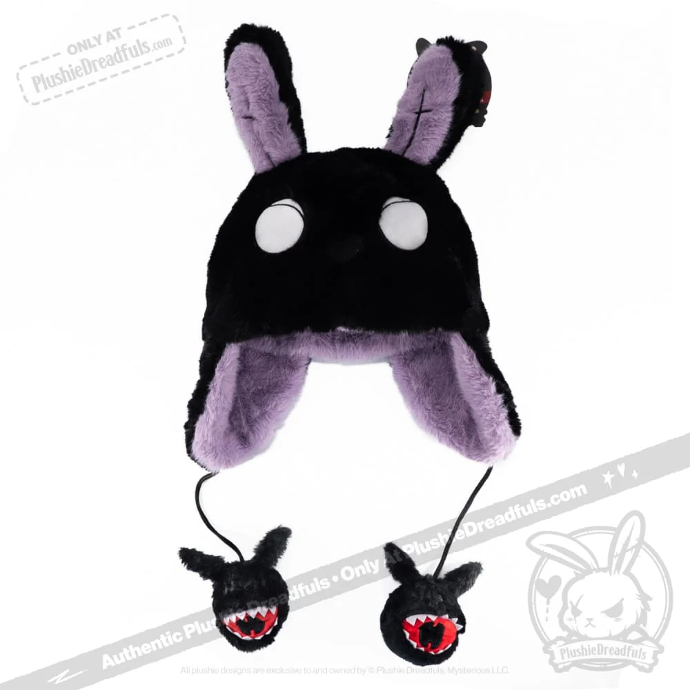 Scoodie Dreadful - Sleep Paralysis Rabbit Ear Flap Hat - Image 3