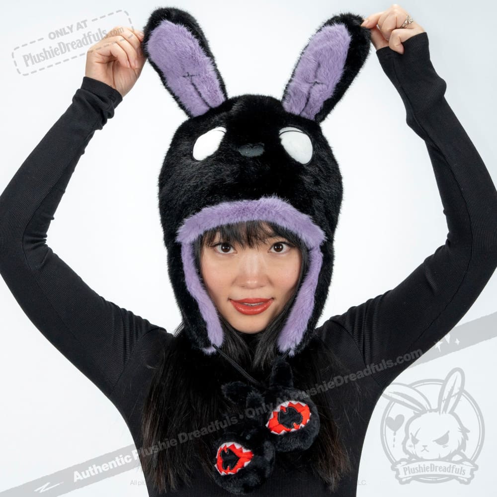 Scoodie Dreadful - Sleep Paralysis Rabbit Ear Flap Hat - Image 7