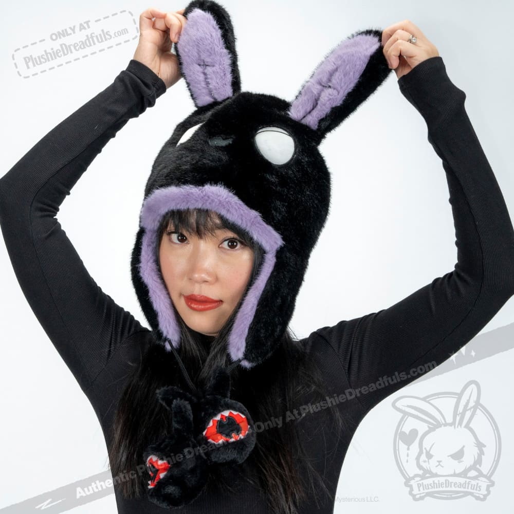 Scoodie Dreadful - Sleep Paralysis Rabbit Ear Flap Hat - Image 8