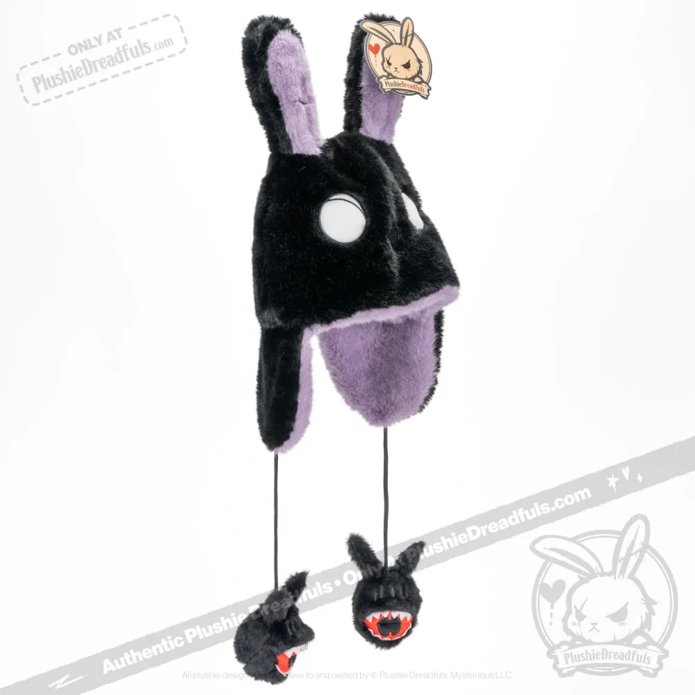 Scoodie Dreadful - Sleep Paralysis Rabbit Ear Flap Hat - Image 9