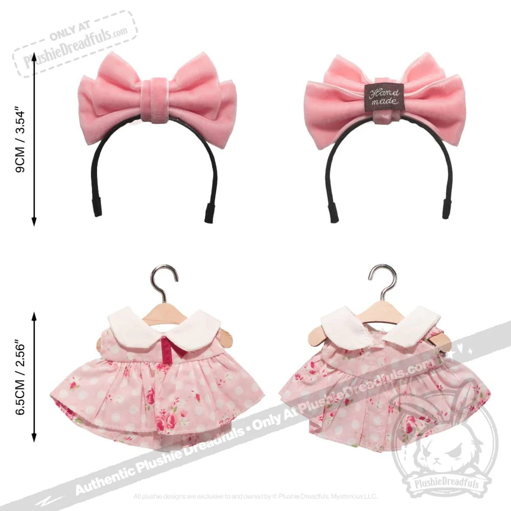 Mini Plush Outfit - Big Pink Bow Outfit - Image 3