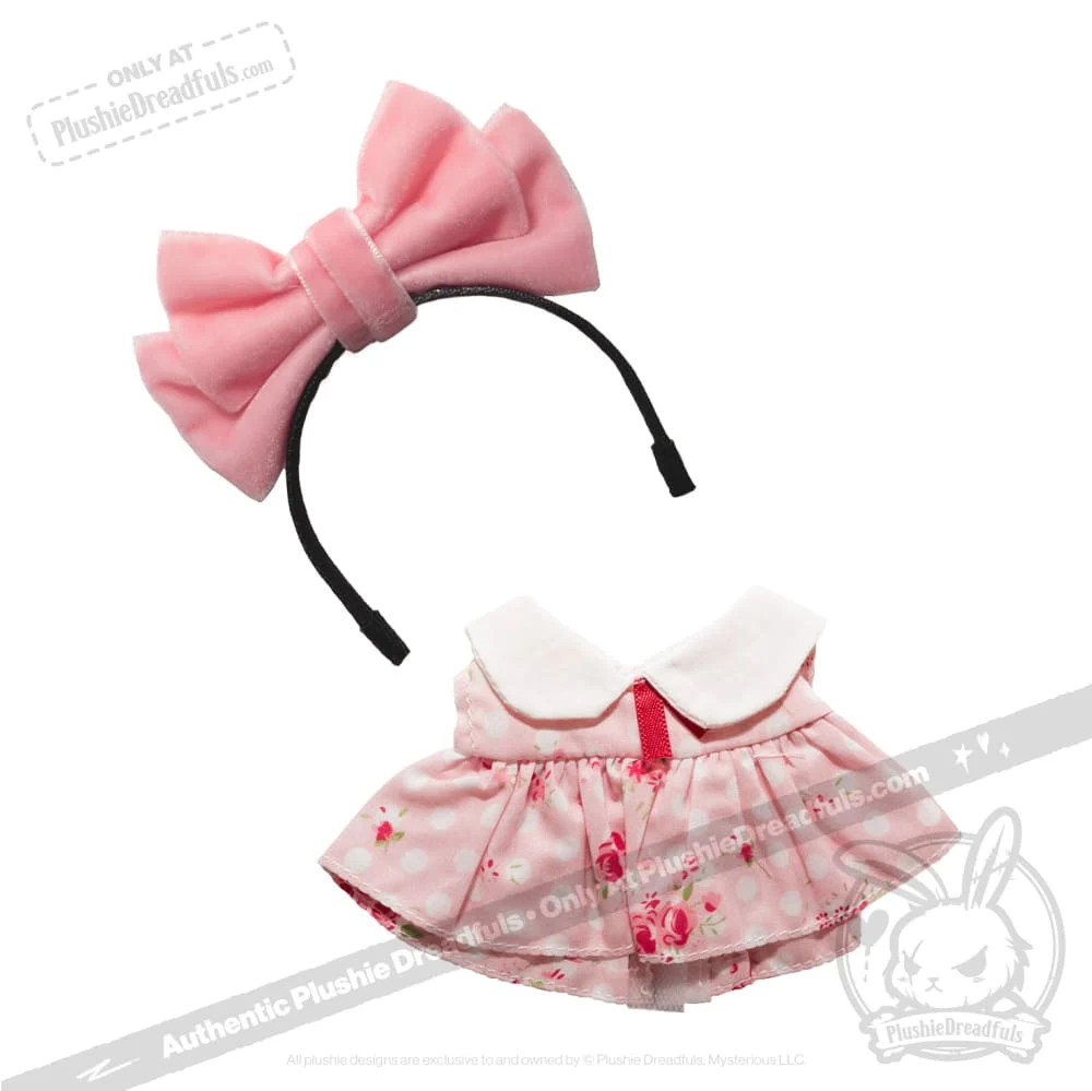 Mini Plush Outfit - Big Pink Bow Outfit - Image 4