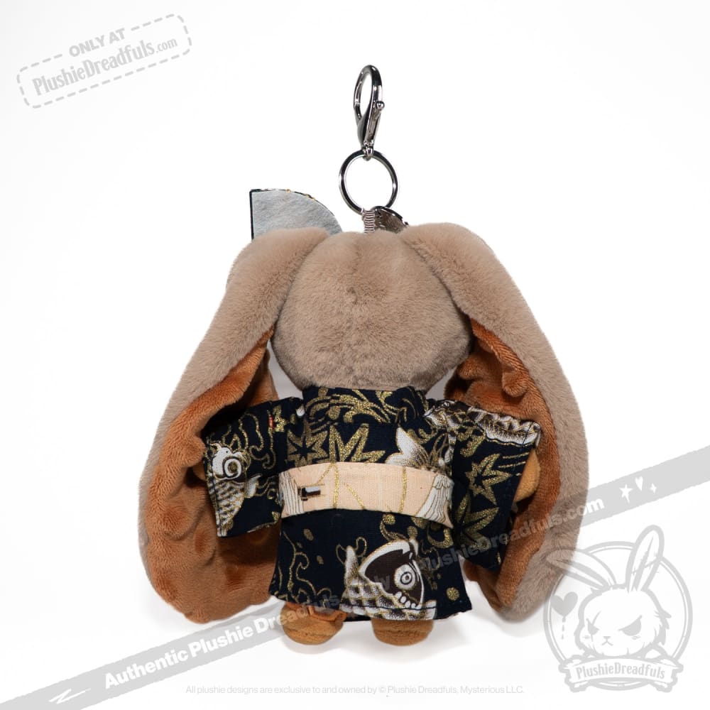 Mini Plush Outfit -Black Kimono - Image 2