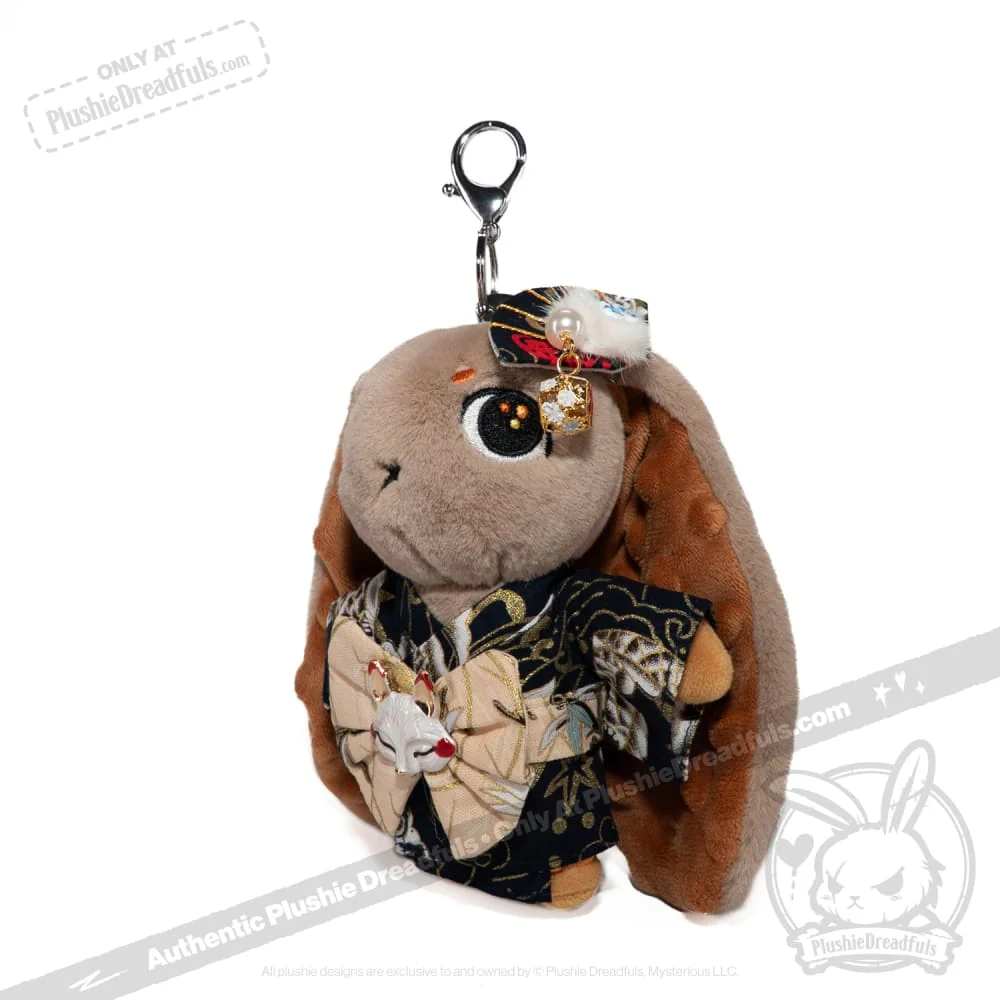 Mini Plush Outfit -Black Kimono - Image 3