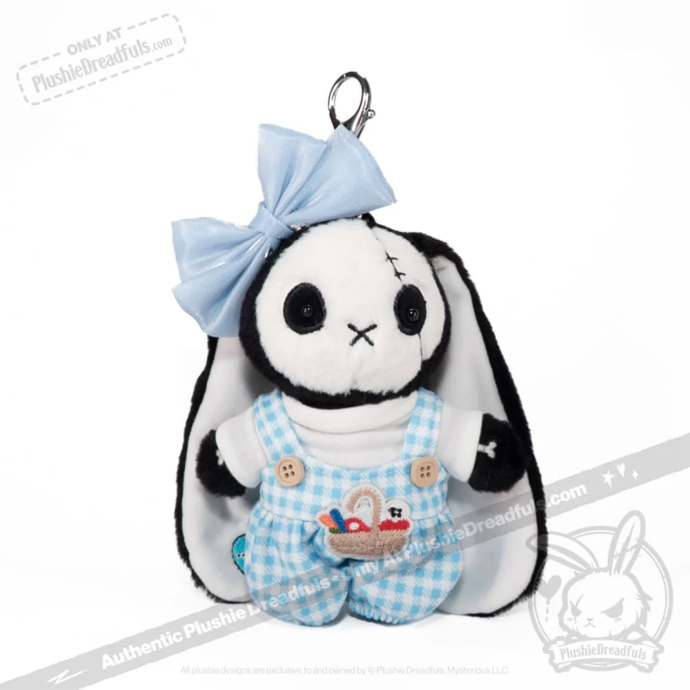 Mini Plush Outfit - Blue Bow Gingham Outfit - Image 4