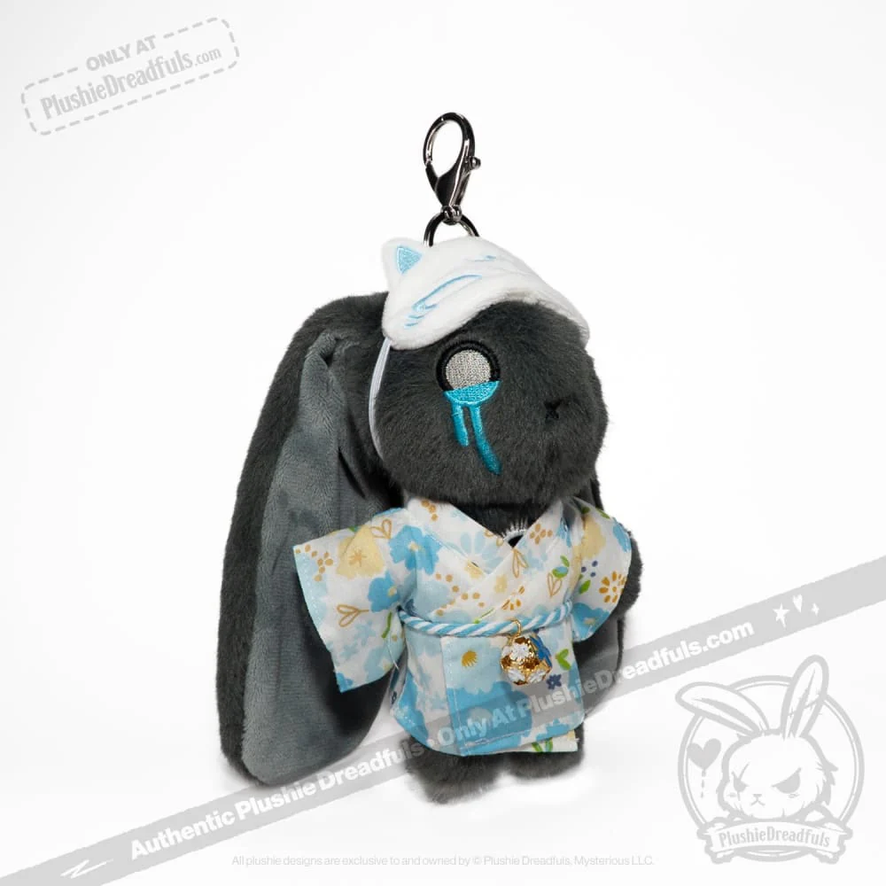 Mini Plush Outfit -Blue Kitty Kimono - Image 6
