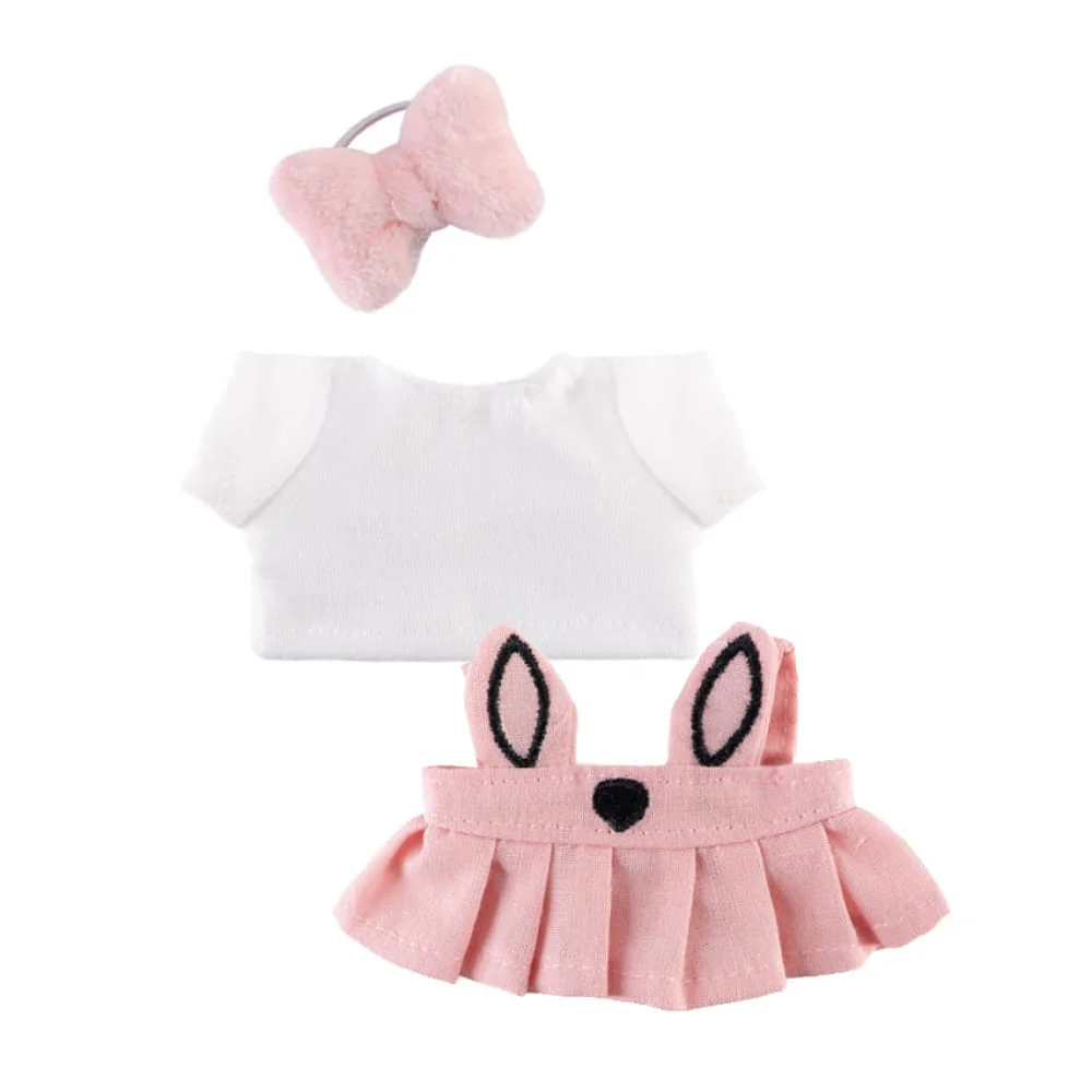 Mini Plush Outfit - Bunny Dress