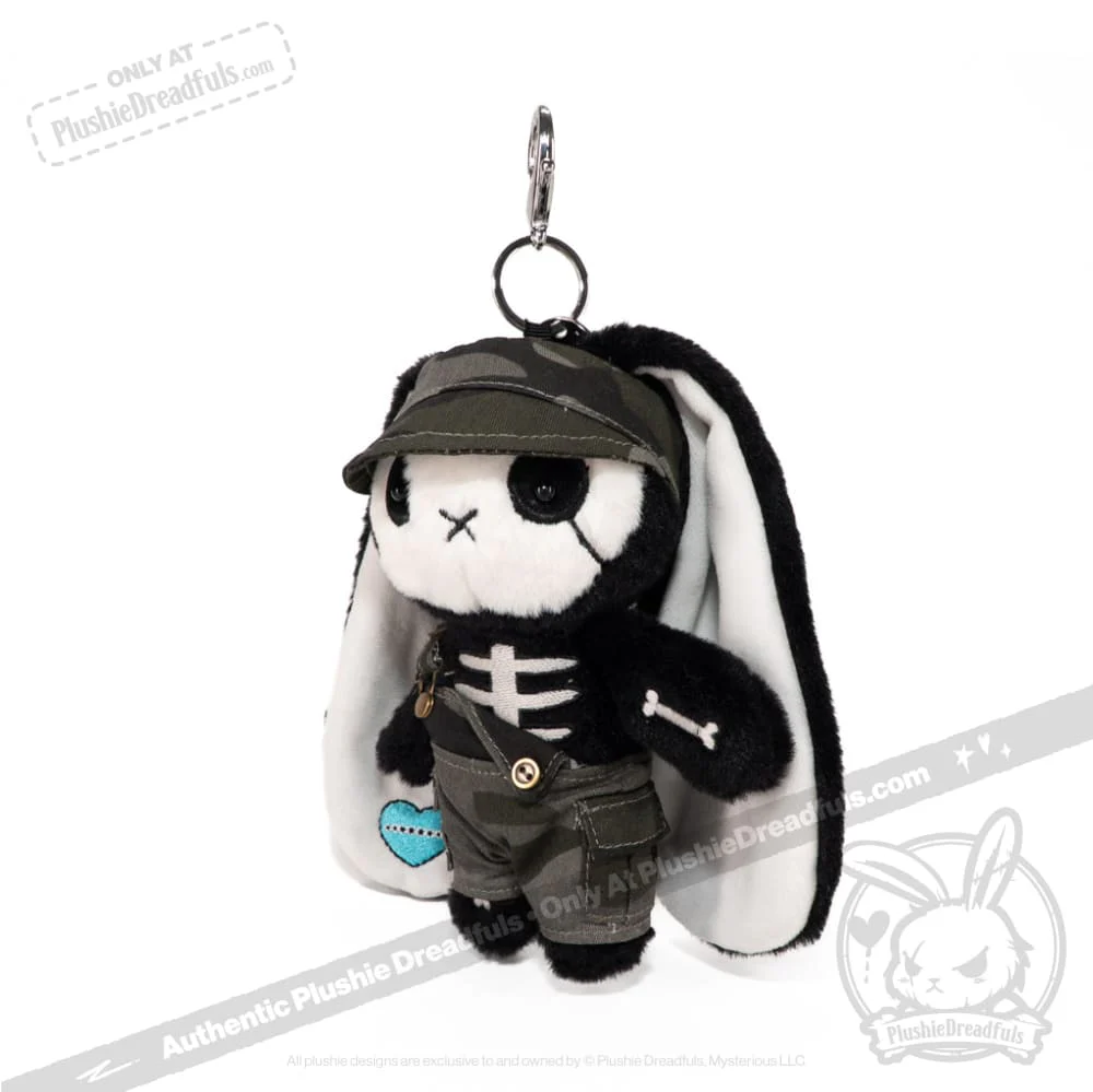 Mini Plush Outfit - Camo off the Shoulder Overalls - Image 4
