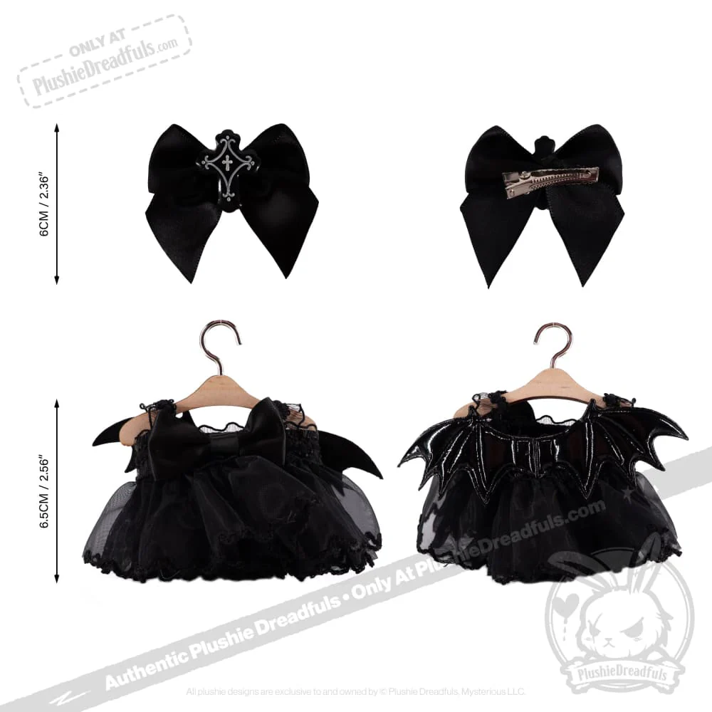 Mini Plush Outfit - Gothic Dress Set - Image 5