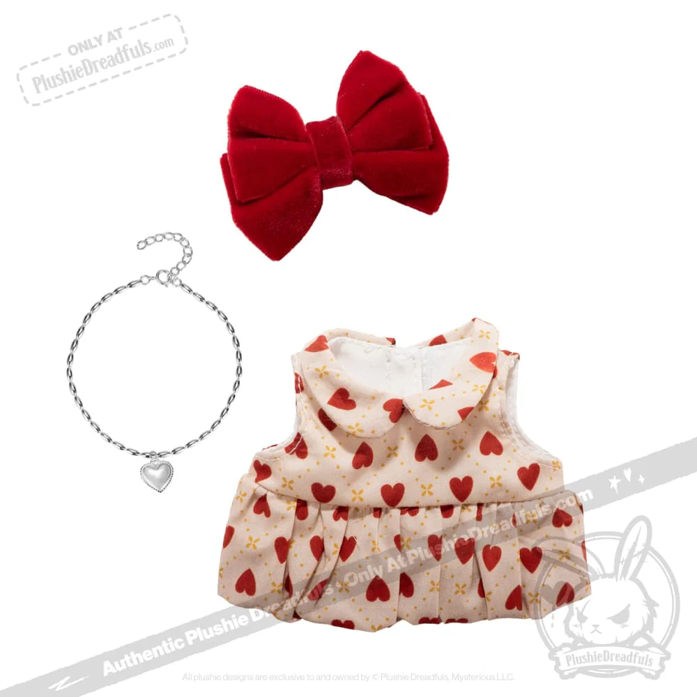 Mini Plush Outfit - Lil Queen of Heart Dress - Image 3
