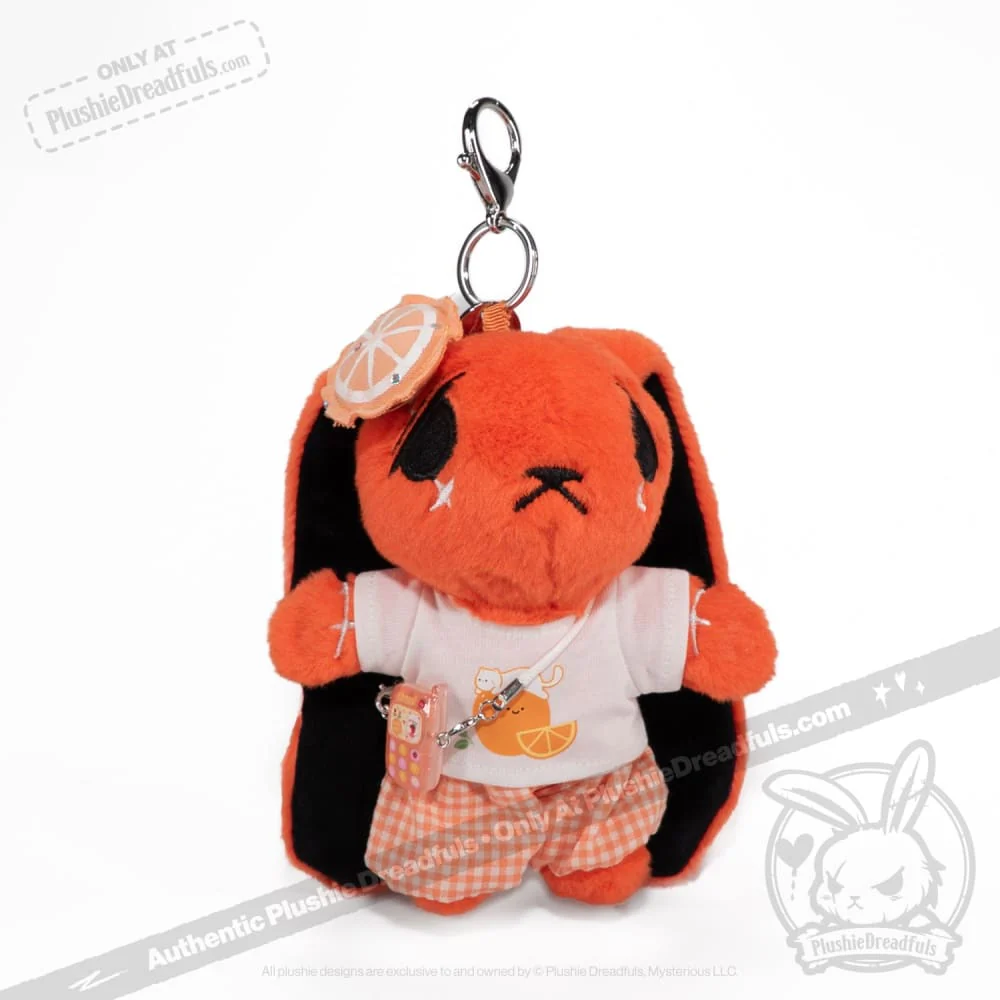 Mini Plush Outfit - Orange Gingham Outfit - Image 4