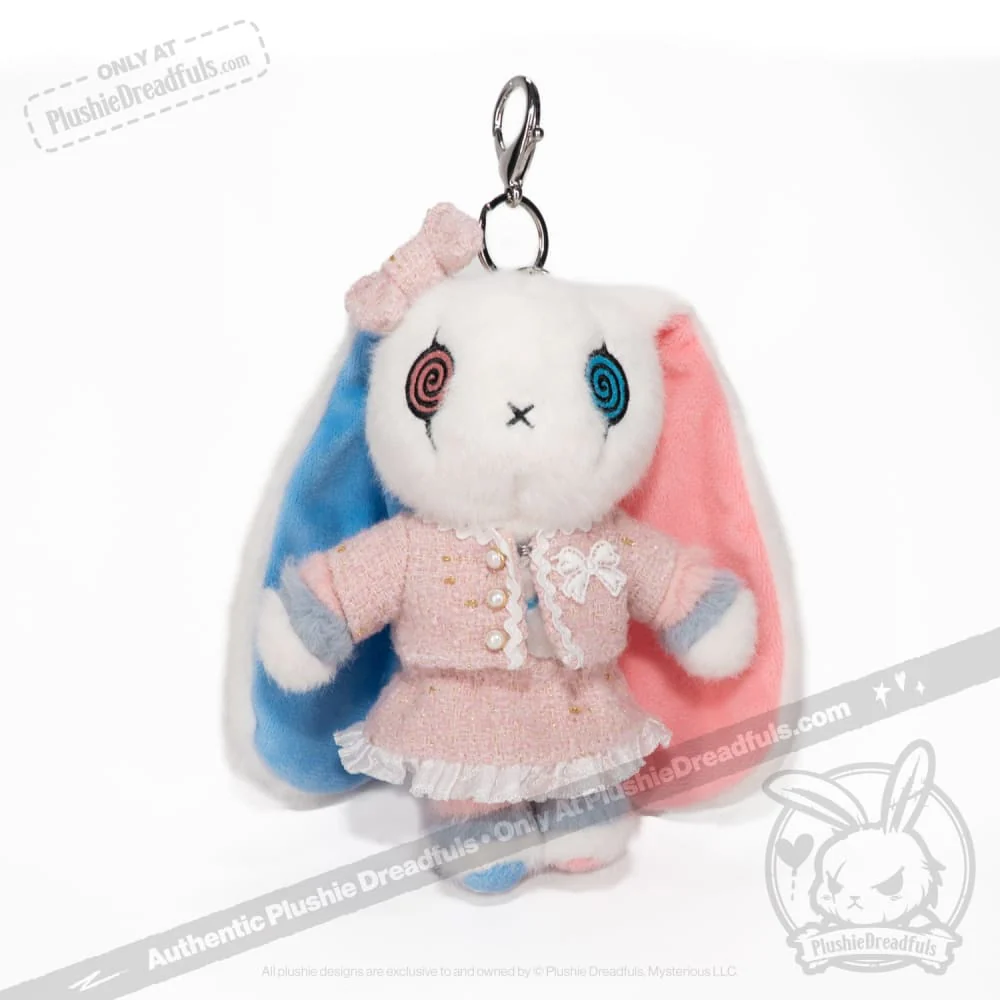 Mini Plush Outfit - Pastel Tweed Ensemble - Image 2