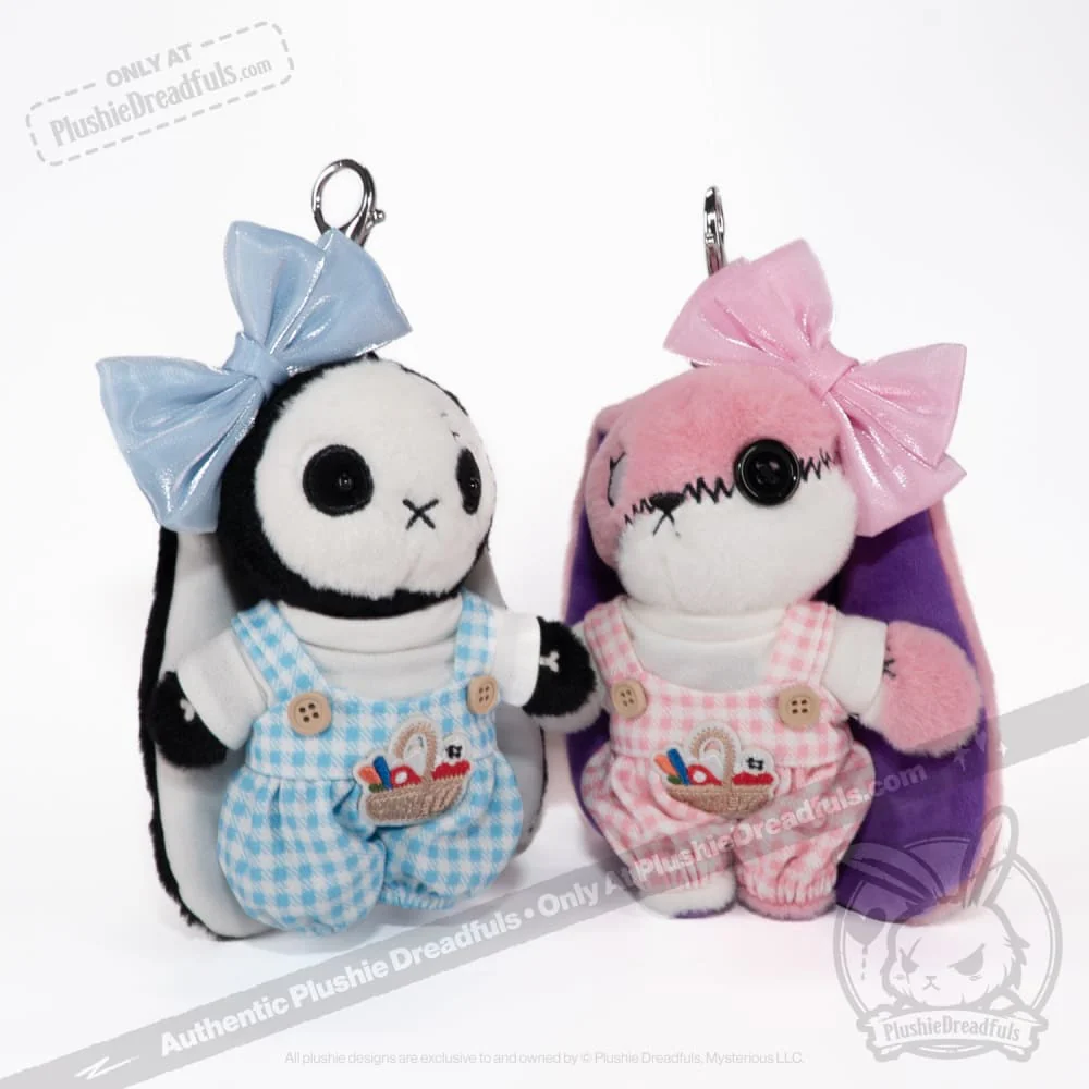 Mini Plush Outfit - Pink Bow Gingham Outfit - Image 2