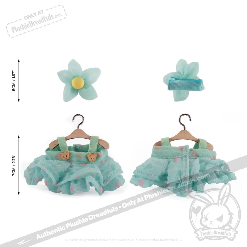 Mini Plush Outfit -  Teddy Bear Picnic Dress - Image 2