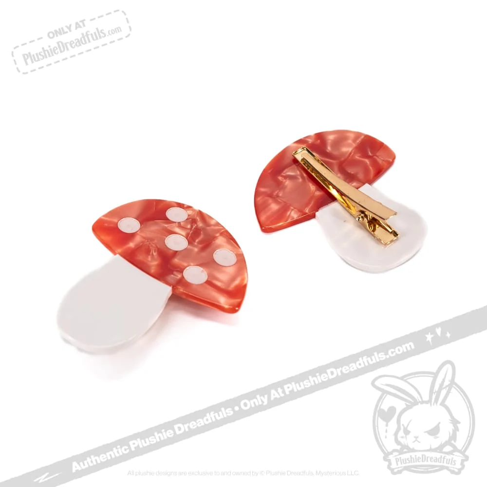Mushroom Hair Clips - Image 3