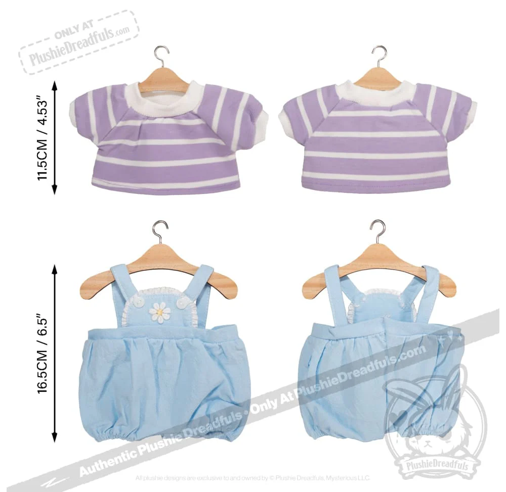 Plush Outfit -Daisy Bloomin Overalls - Image 3