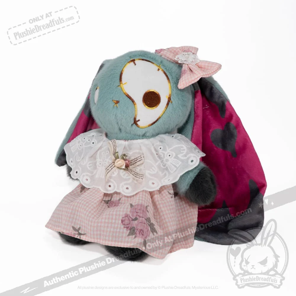 Plush Outfit -Dusty Rose and Lace Dress - Image 2