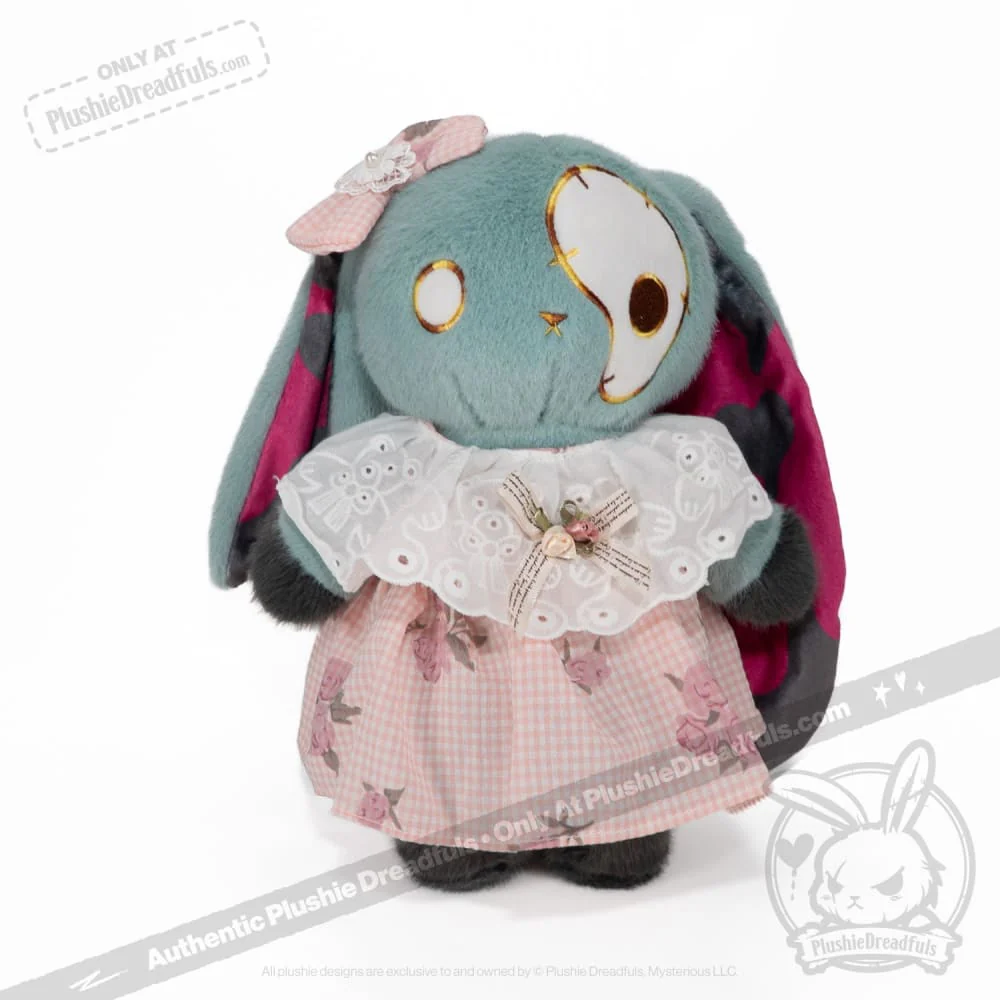 Plush Outfit -Dusty Rose and Lace Dress - Image 4