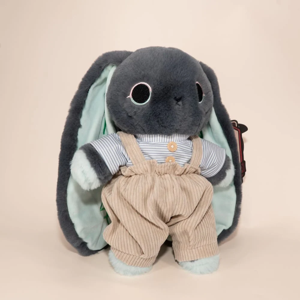 Plush Outfit - Fuzzy Brown Overall Outfit