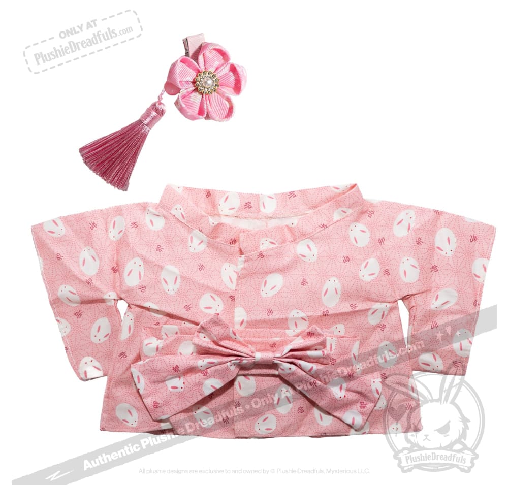 Plush Outfit - Pink Kimono - Image 2