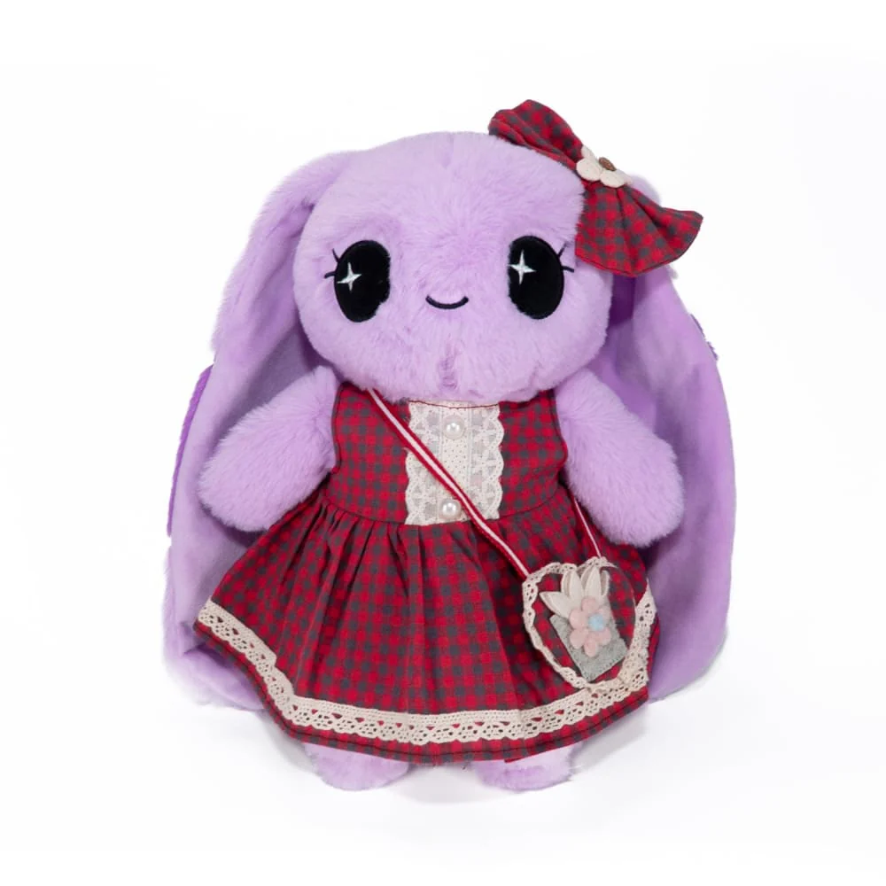 Plush Outfit -Red Hopscotch Dress