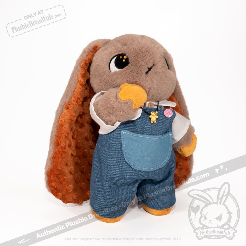 Plush Outfit - Teddy Overalls - Image 4
