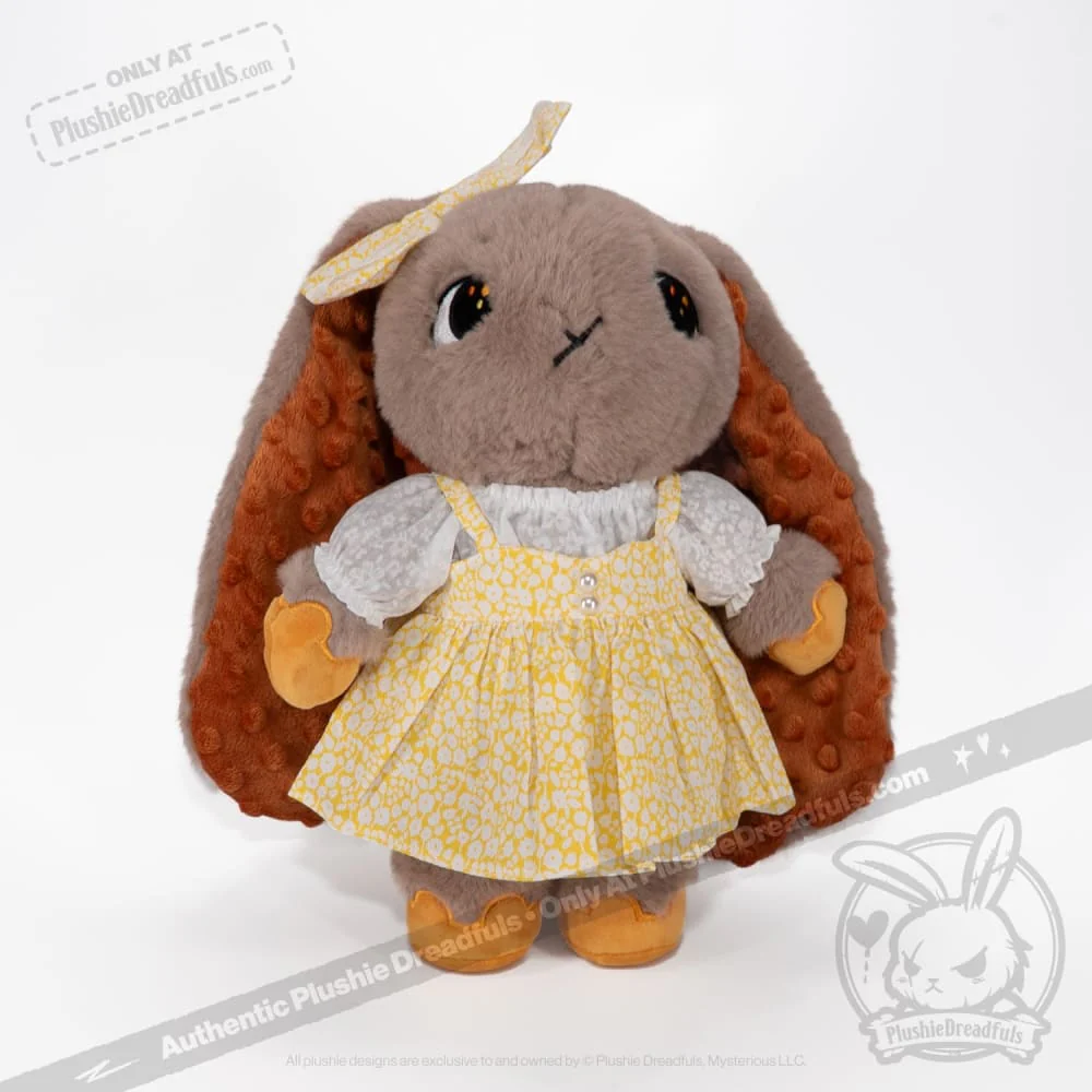 Plush Outfit -Yellow Floral Jumper Skirt - Image 4