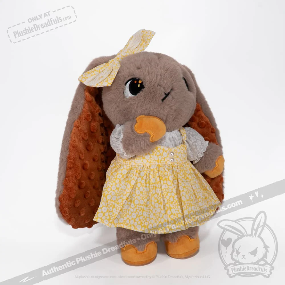 Plush Outfit -Yellow Floral Jumper Skirt - Image 5