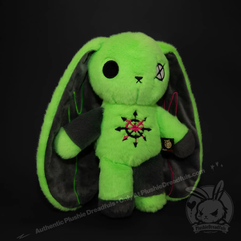 Plushie Dreadfuls - ADHD Rabbit Extra Chaos Edition- Plush Stuffed Animal - Image 11
