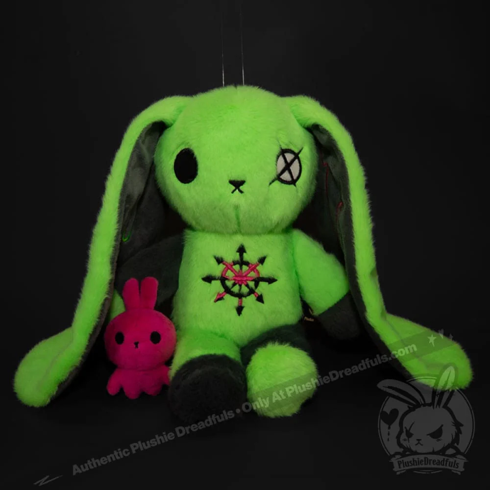 Plushie Dreadfuls - ADHD Rabbit Extra Chaos Edition- Plush Stuffed Animal - Image 23
