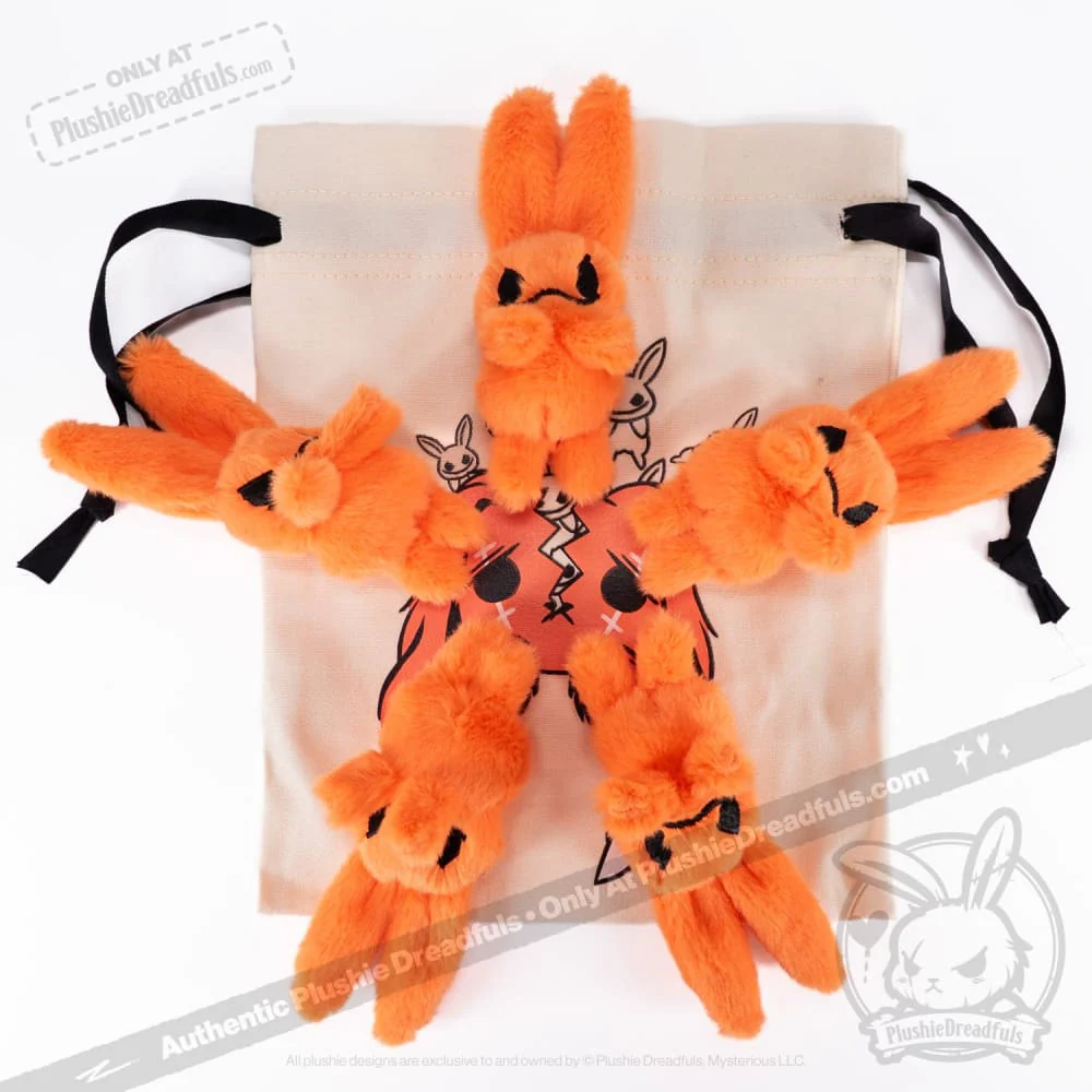 Plushie Dreadfuls - Mini Worry Bunnies (Set of 5) - Plush Stuffed Animal - Image 12