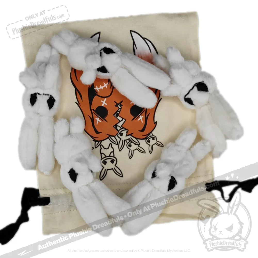 Plushie Dreadfuls - Mini Worry Bunnies (Set of 5) - Plush Stuffed Animal - Image 6