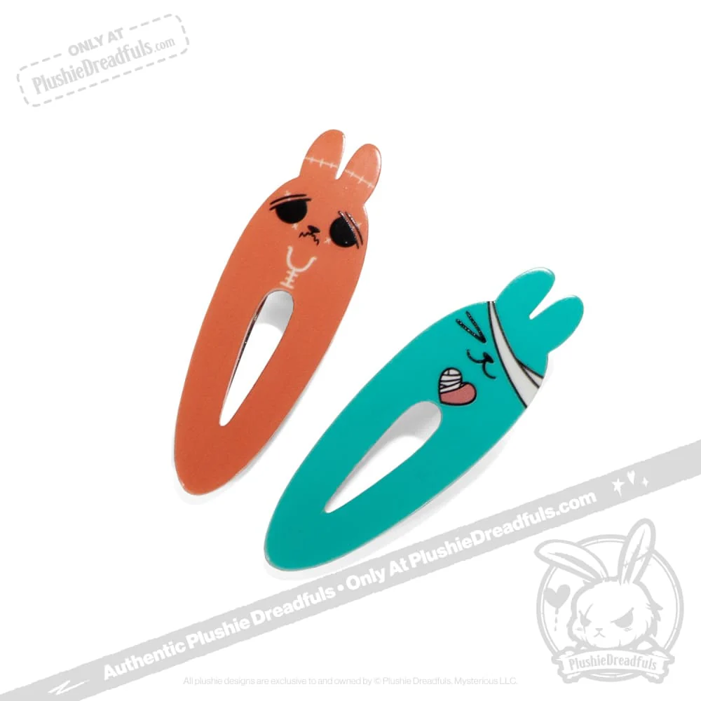 Plushie Dreadfuls - Anxiety Ouchie Hair Clip Set - Image 11