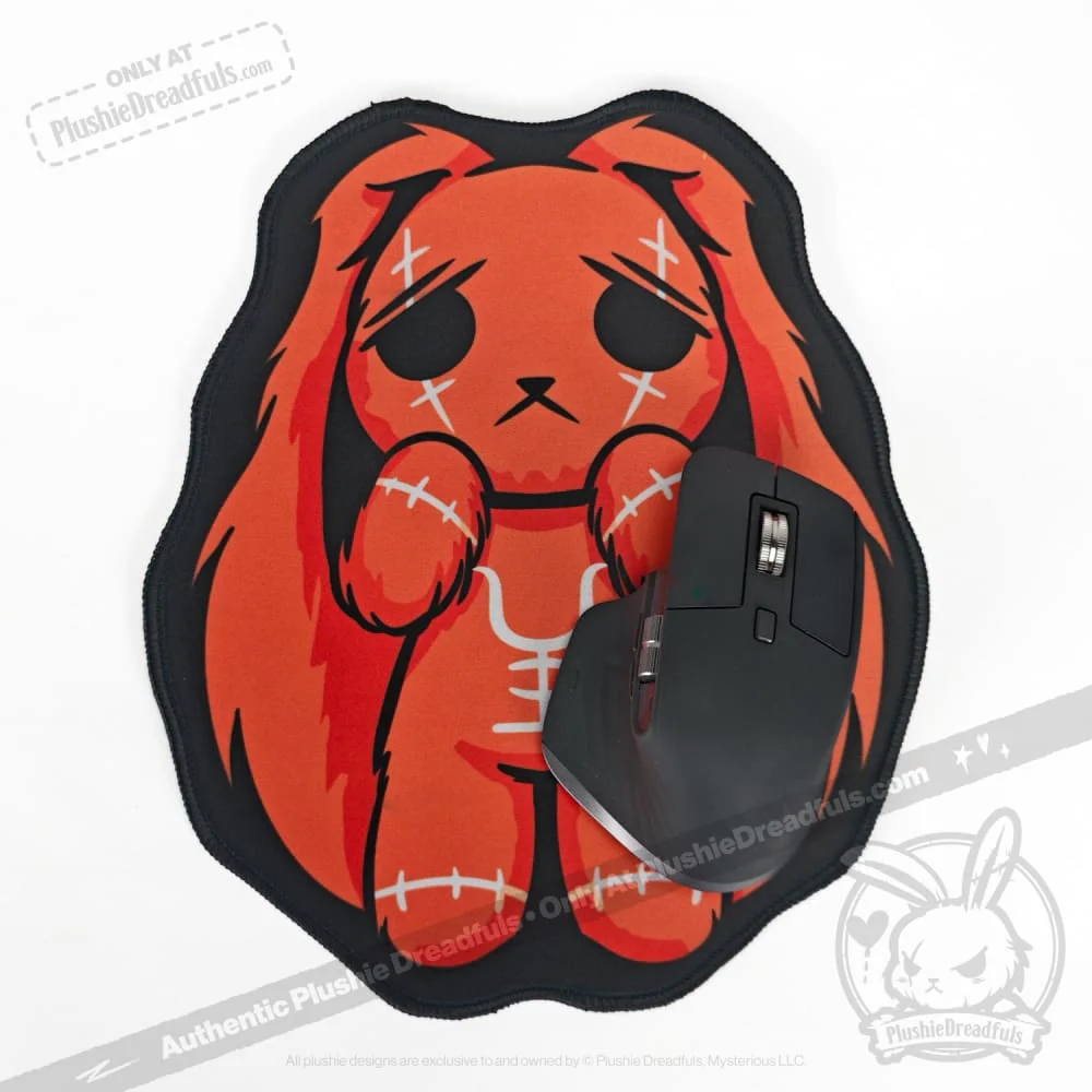 Plushie Dreadfuls - Anxiety Rabbit Mouse Pad - Image 3