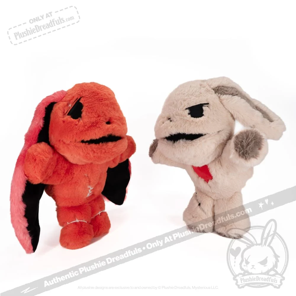 Plushie Dreadfuls - Anxiety Rabbit Plush Puppet - Image 8