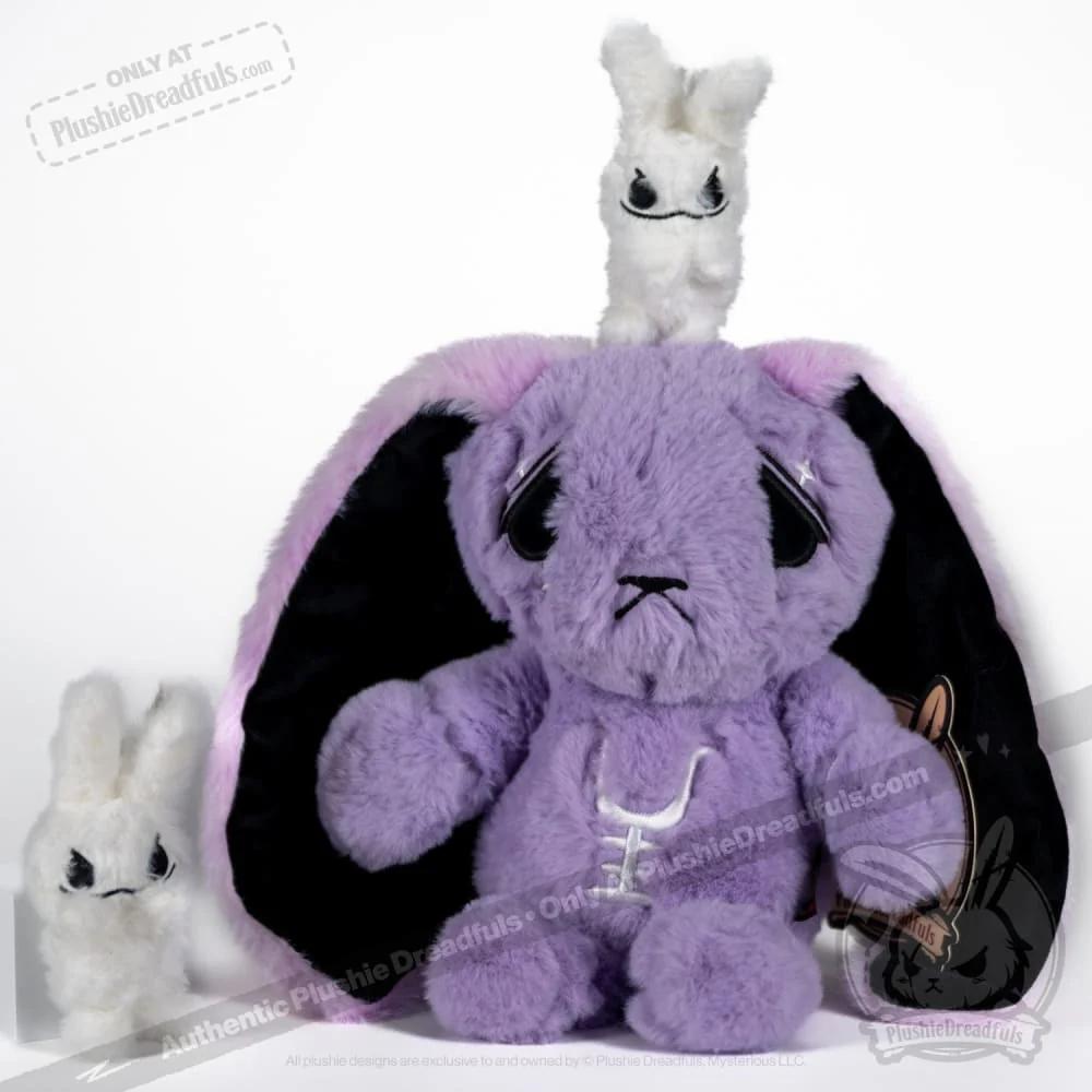 Plushie Dreadfuls - Anxiety Rabbit (PURPLE Limited Edition) - Image 13