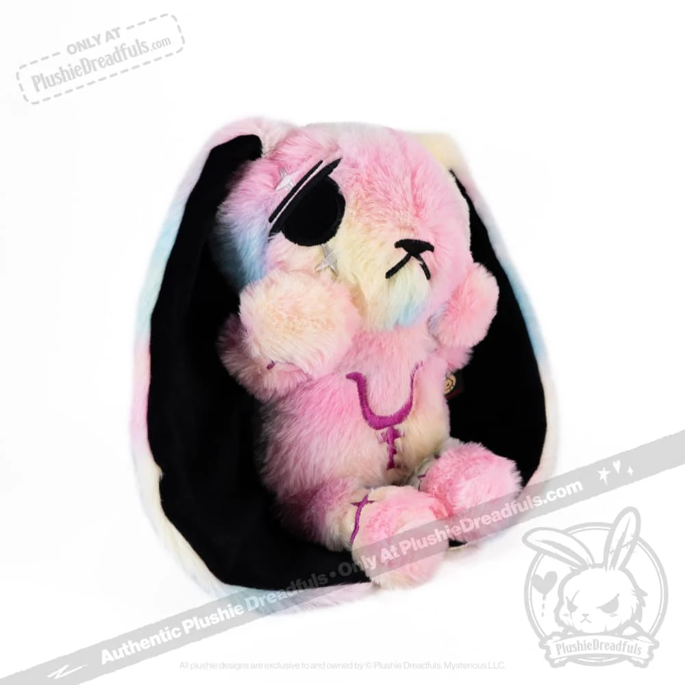 Plushie Dreadfuls - Anxiety Rabbit Tie Dye Limited Edition - Plush Stuffed Animal - Image 14