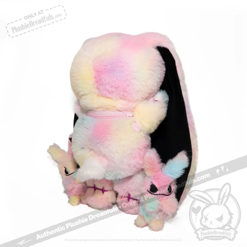 Plushie Dreadfuls - Anxiety Rabbit Tie Dye Limited Edition - Plush Stuffed Animal - Image 24