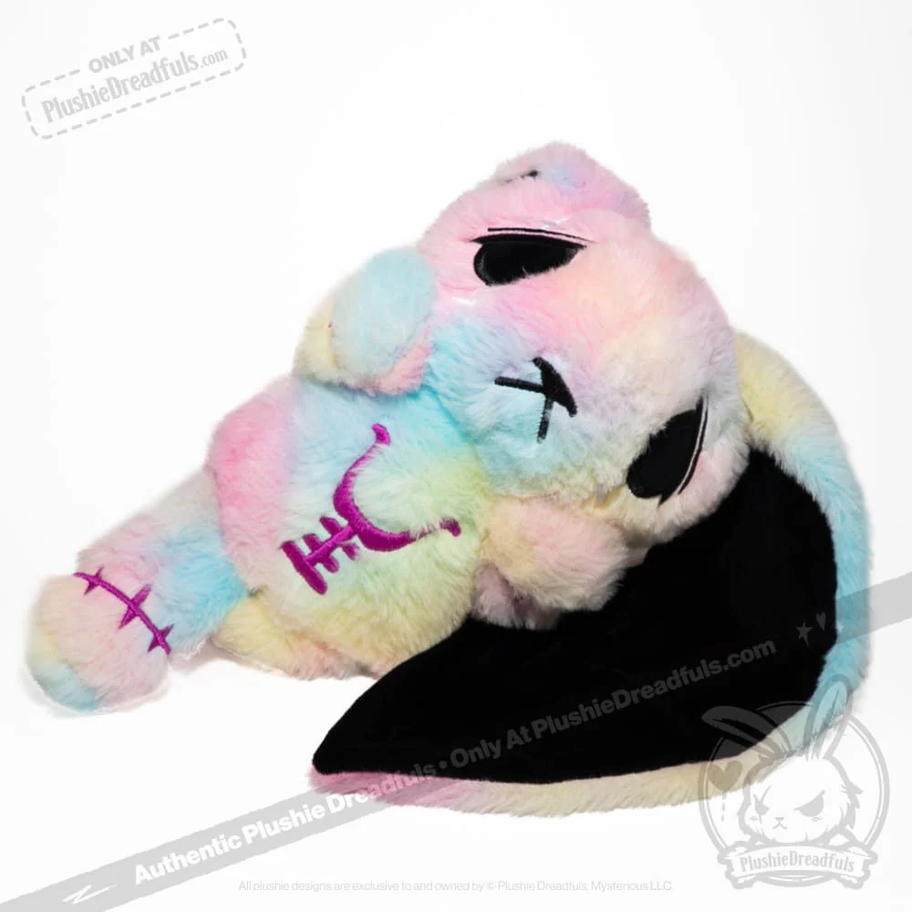 Plushie Dreadfuls - Anxiety Rabbit Tie Dye Limited Edition - Plush Stuffed Animal - Image 32