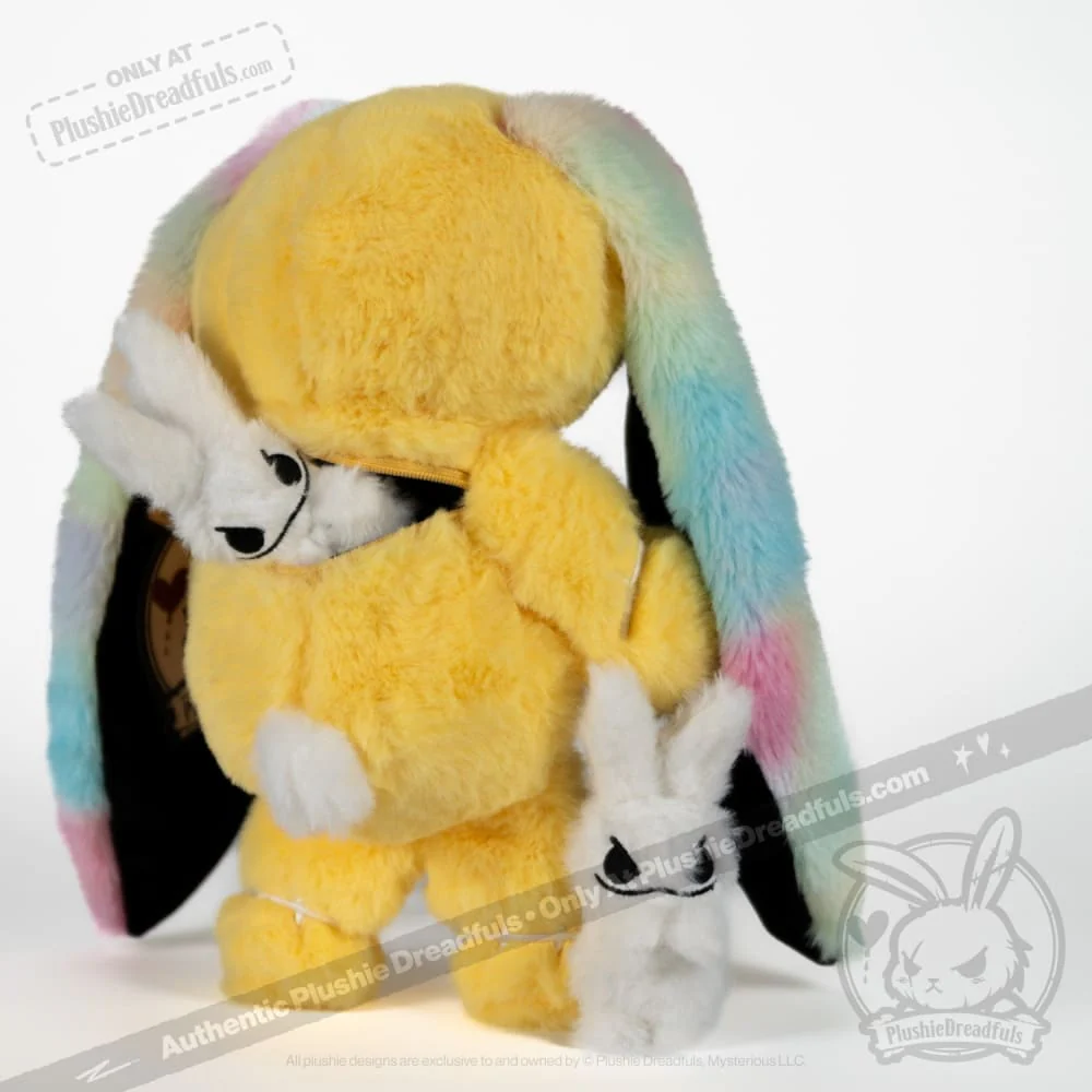 Plushie Dreadfuls - Anxiety Rabbit (YELLOW Limited Edition) - Plush Stuffed Animal - Image 12