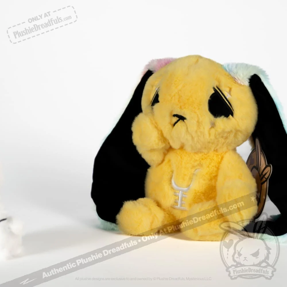 Plushie Dreadfuls - Anxiety Rabbit (YELLOW Limited Edition) - Plush Stuffed Animal - Image 16