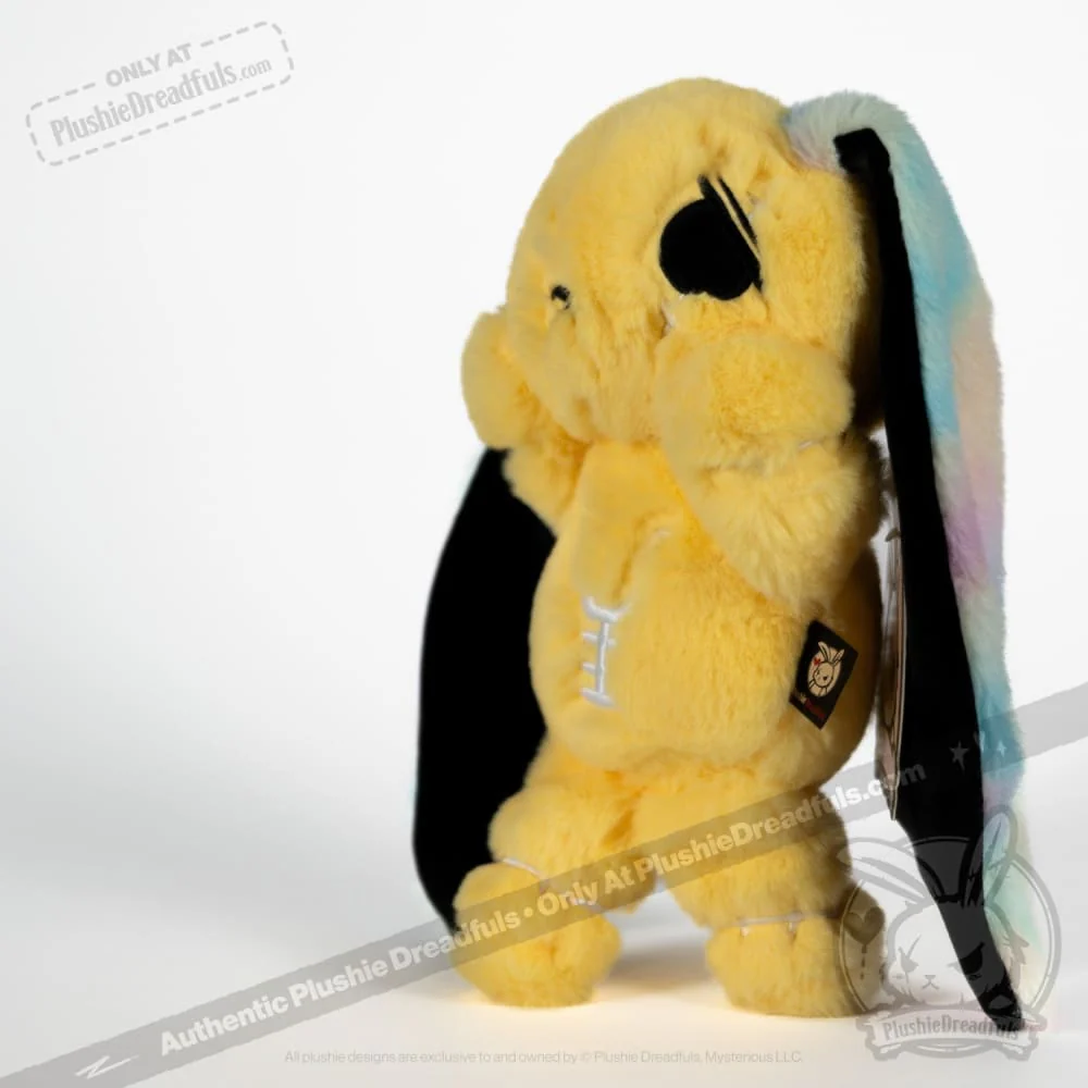 Plushie Dreadfuls - Anxiety Rabbit (YELLOW Limited Edition) - Plush Stuffed Animal - Image 3
