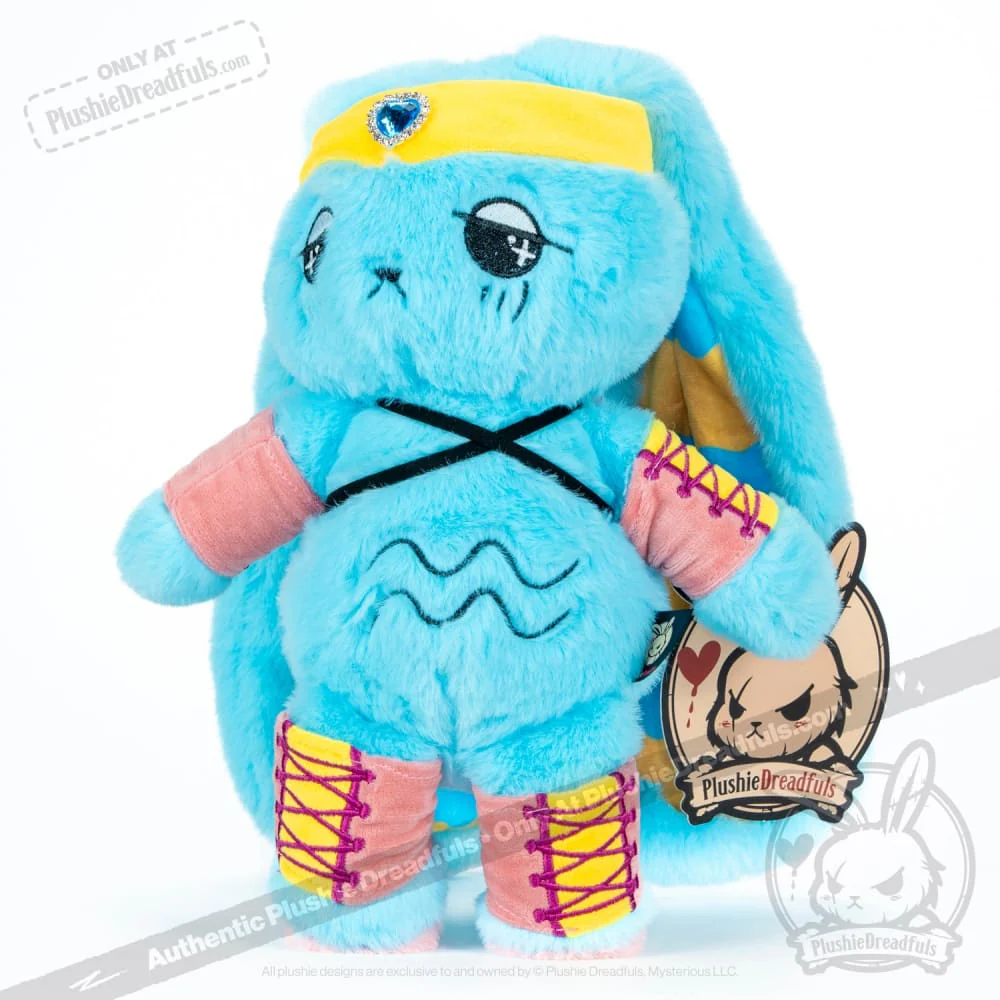 Plushie Dreadfuls - Aquarius Rabbit - Plush Stuffed Animal - Image 2