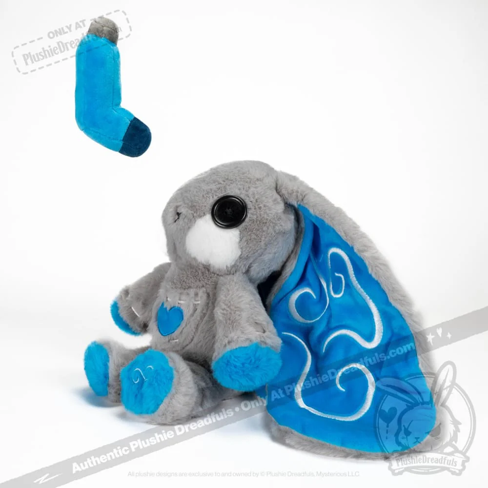 Plushie Dreadfuls - Asthma Rabbit V2 - Plush Stuffed Animal - Image 3
