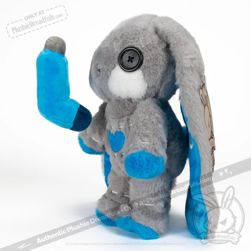 Plushie Dreadfuls - Asthma Rabbit V2 - Plush Stuffed Animal - Image 4
