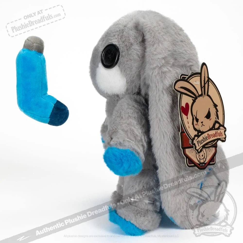Plushie Dreadfuls - Asthma Rabbit V2 - Plush Stuffed Animal - Image 8