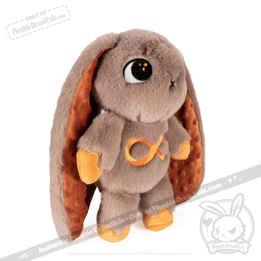 Plushie Dreadfuls - Autism Spectrum Rabbit Gold Edition - Plush Rabbit Stuffed Animal - Image 8