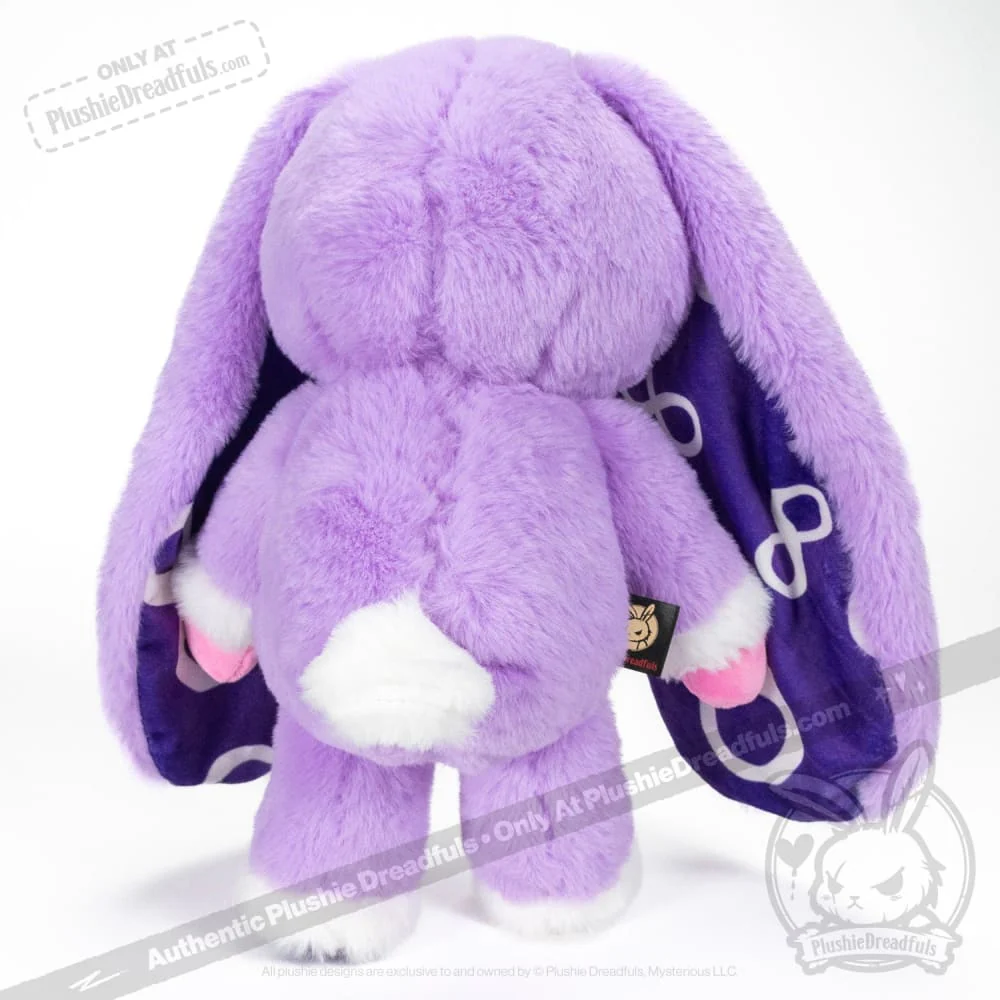 Plushie Dreadfuls - Autism Spectrum Rabbit Purple Edition - Plush Rabbit Stuffed Animal - Image 5