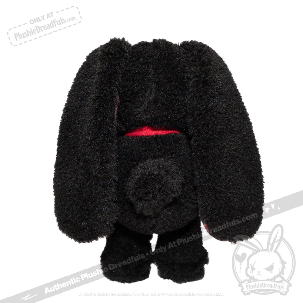 Plushie Dreadfuls - Black Plaid Love Rabbit - Plush Stuffed Animal - Image 3
