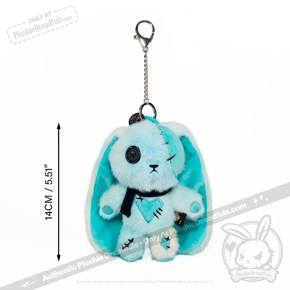 Plushie Dreadfuls - Blue Ice Love Rabbit Plush Keychain Accessory - Image 5